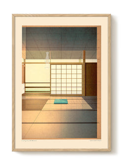 Sander Patelski - Kenzo Tange House 1951-1953 – modern wall art print, Falcozi Studio