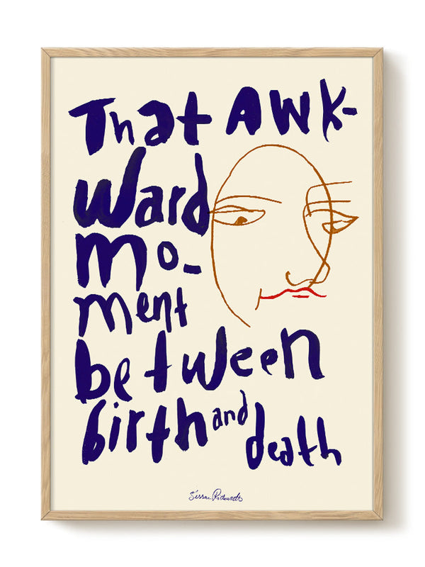 Sissan - That Awkward Moment – modern wall art print, Falcozi Studio