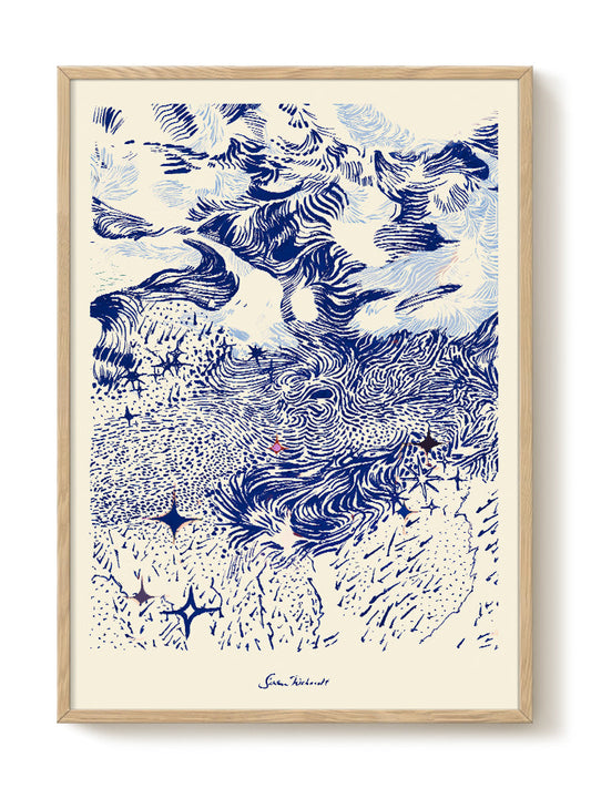 Sissan - Interstellar – modern wall art print, Falcozi Studio