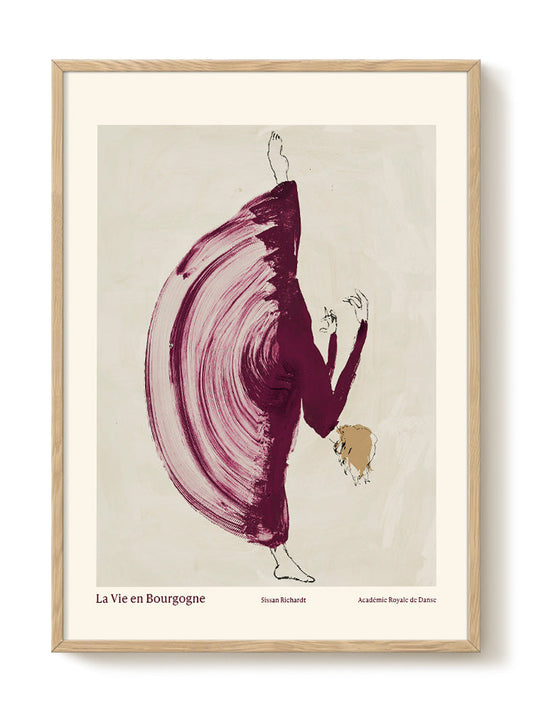 Sissan - La Lie en Bourgogne – modern wall art print, Falcozi Studio