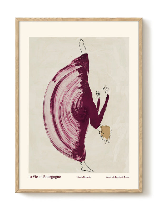 Sissan - La Lie en Bourgogne – modern wall art print, Falcozi Studio