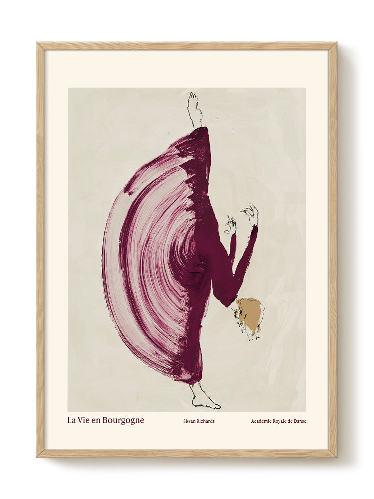 Sissan - La Lie en Bourgogne – modern wall art print, Falcozi Studio