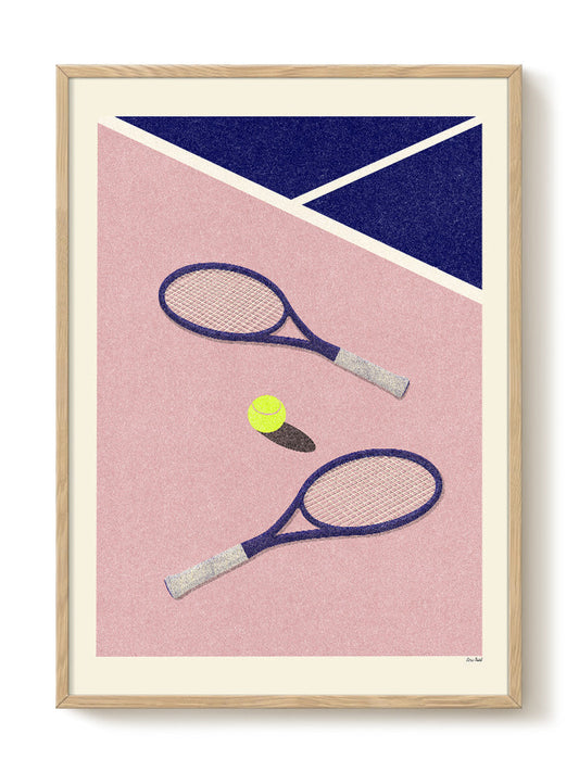 Rosi Feist - LA Tennis – modern wall art print, Falcozi Studio