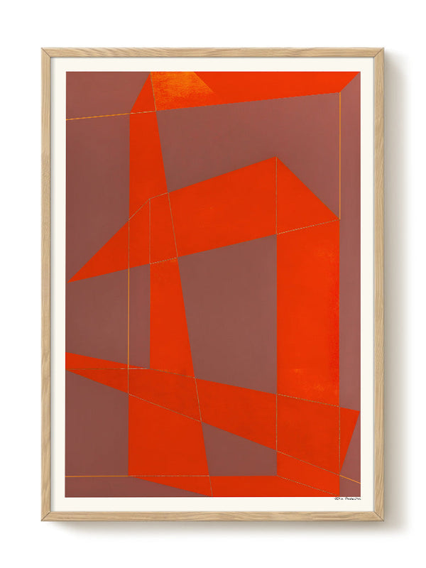 Vera Pawelzik - Dynamic Construct no 1 – modern wall art print, Falcozi Studio