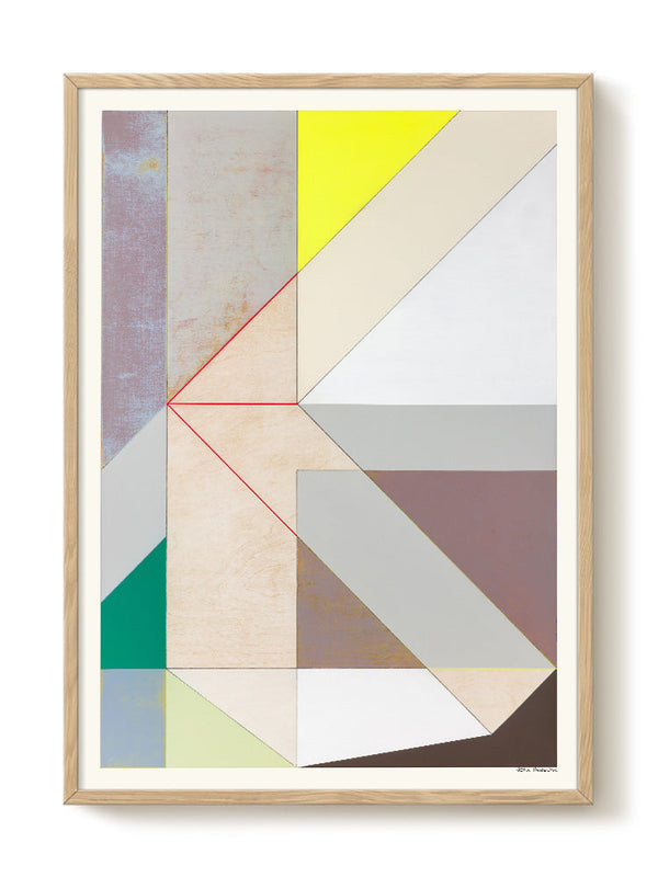 Vera Pawelzik - Dynamic Construct no 4 – modern wall art print, Falcozi Studio
