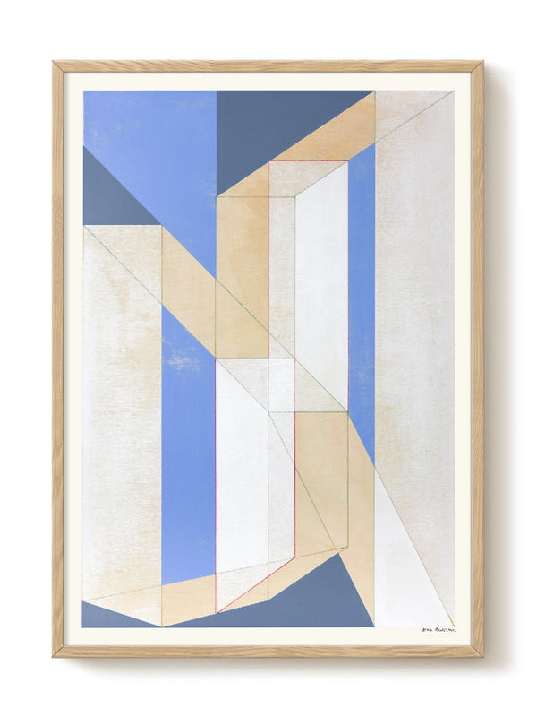 Vera Pawelzik - Dynamic Construct no 3 – modern wall art print, Falcozi Studio