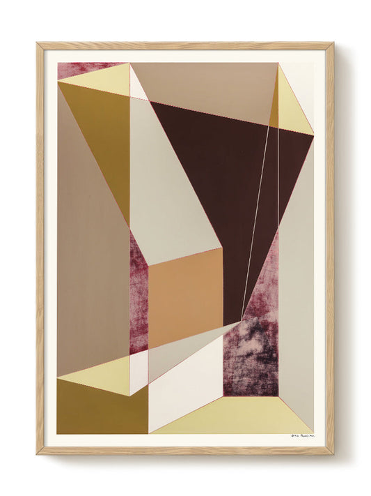 Vera Pawelzik - Dynamic Construct no 2 – modern wall art print, Falcozi Studio