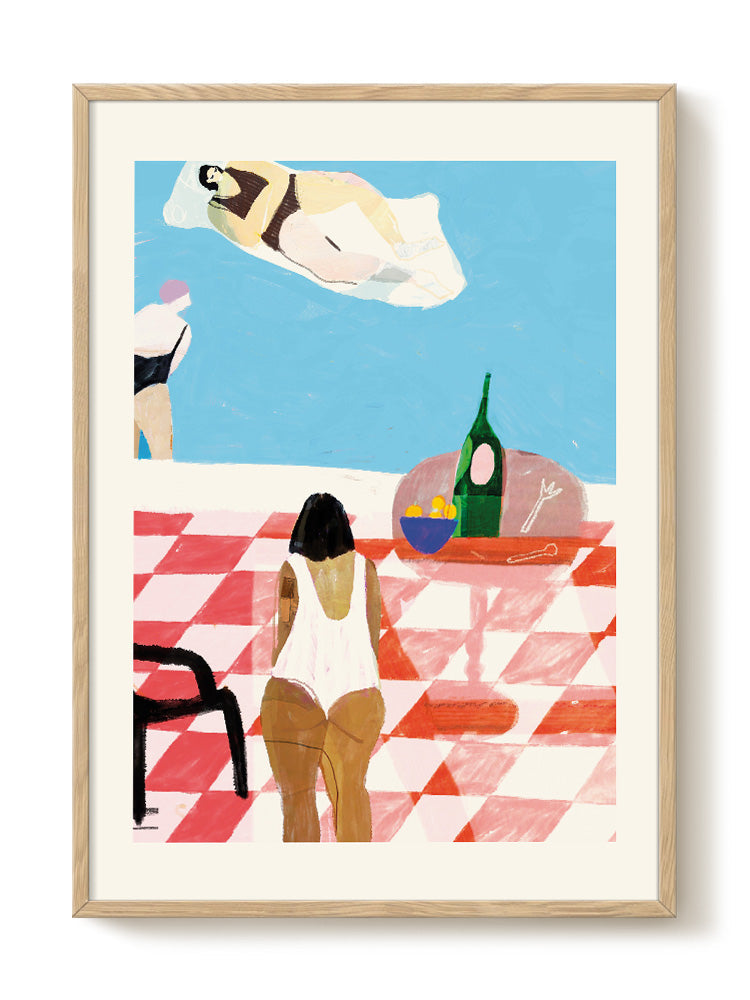 abstract portrait portrait Poster