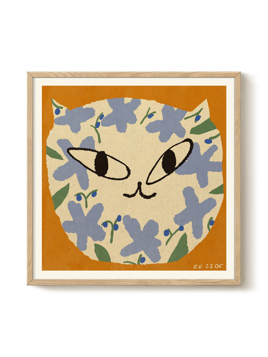 Abstract Birds Print – modern animal wall art, unique design