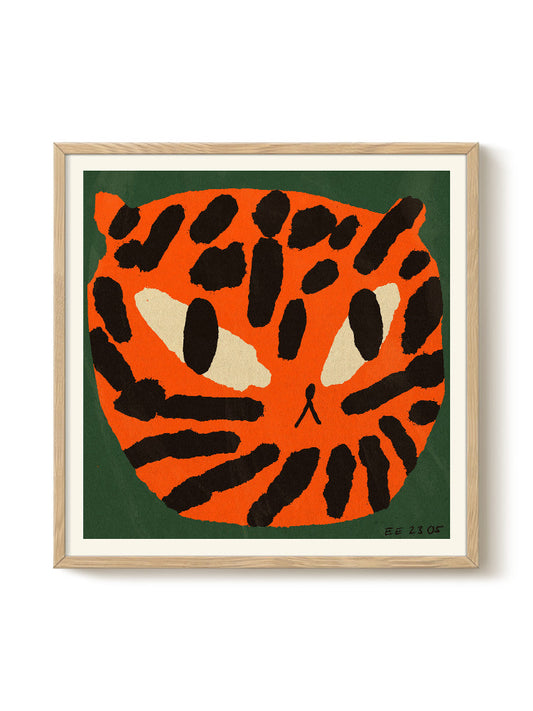 Abstract Birds Print – modern animal wall art, unique design