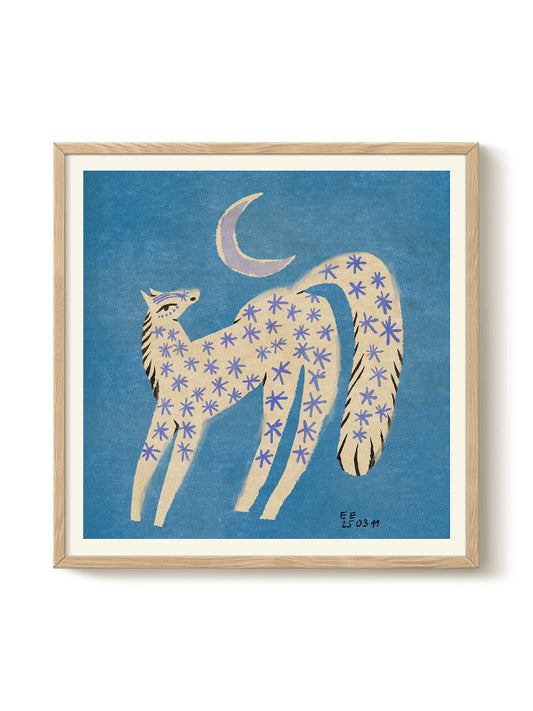 Abstract Birds Print – modern animal wall art, unique design