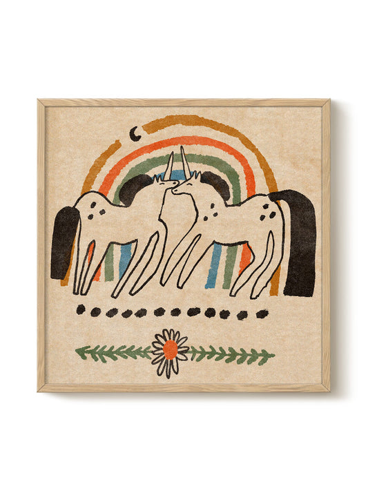 Abstract Birds Print – modern animal wall art, unique design