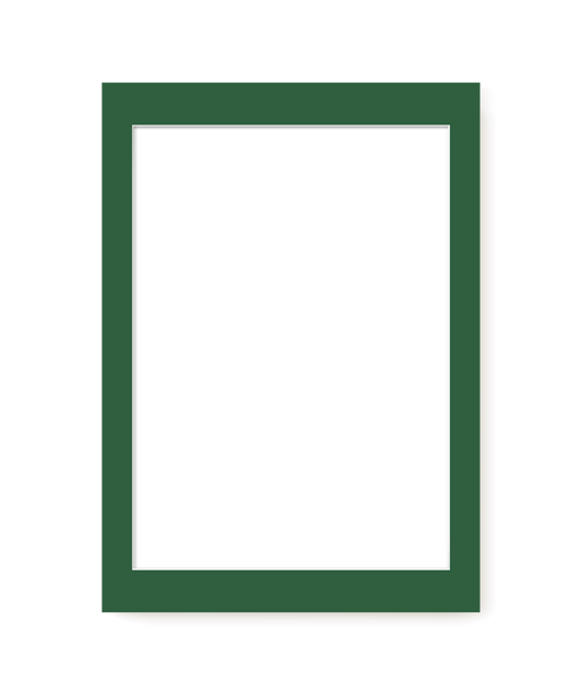 Green Mat Board – modern wall art print, Falcozi Studio