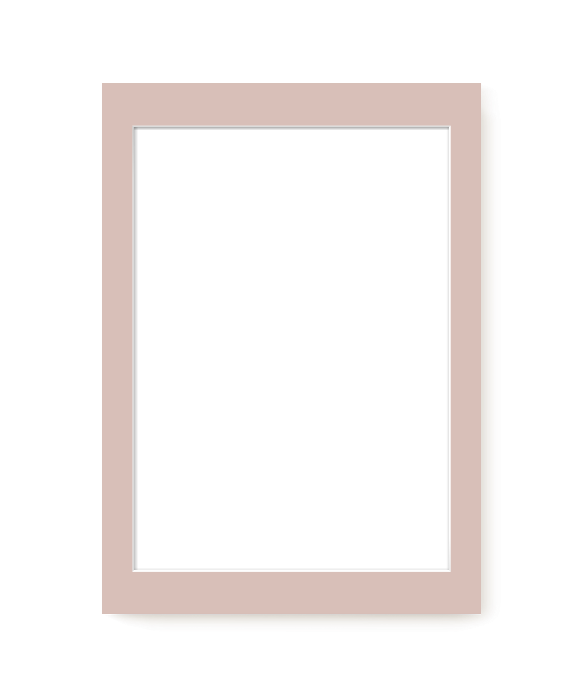 Pink Mat Board – modern wall art print, Falcozi Studio