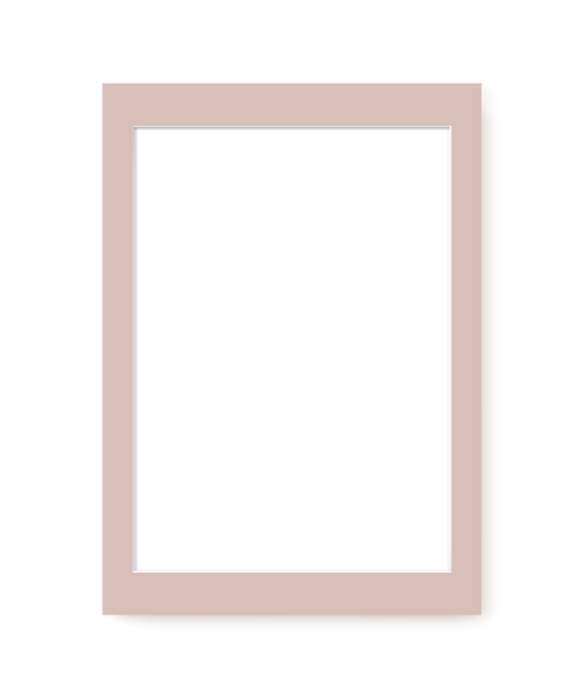 Pink Mat Board – modern wall art print, Falcozi Studio