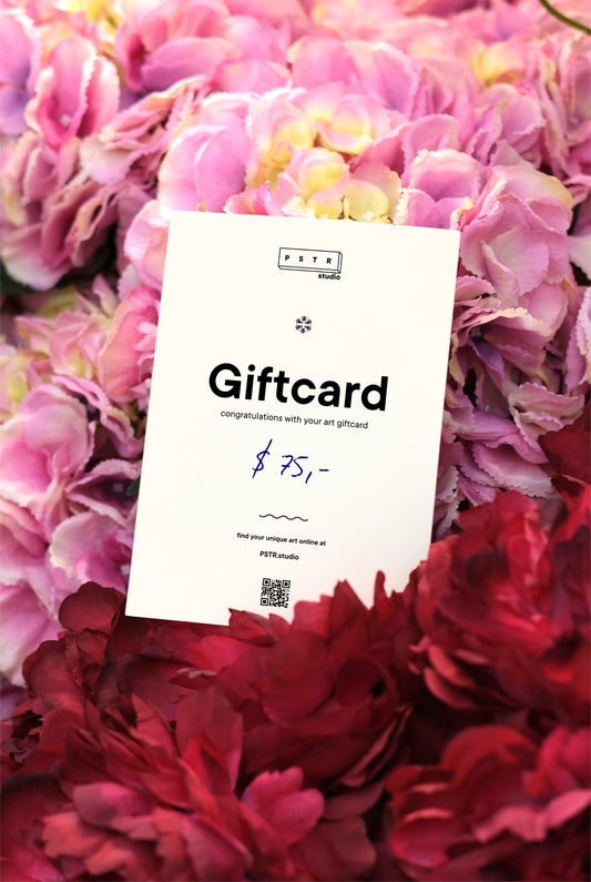 Art Gift Card – modern wall art print, Falcozi Studio