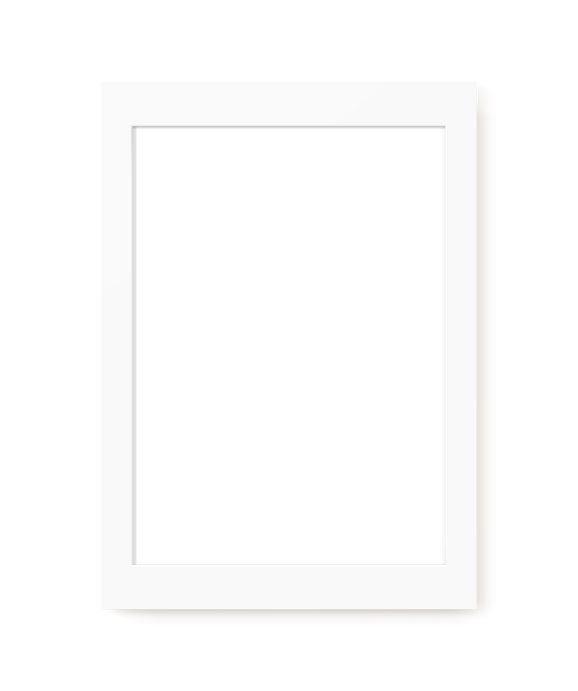 White Mat Board – modern wall art print, Falcozi Studio