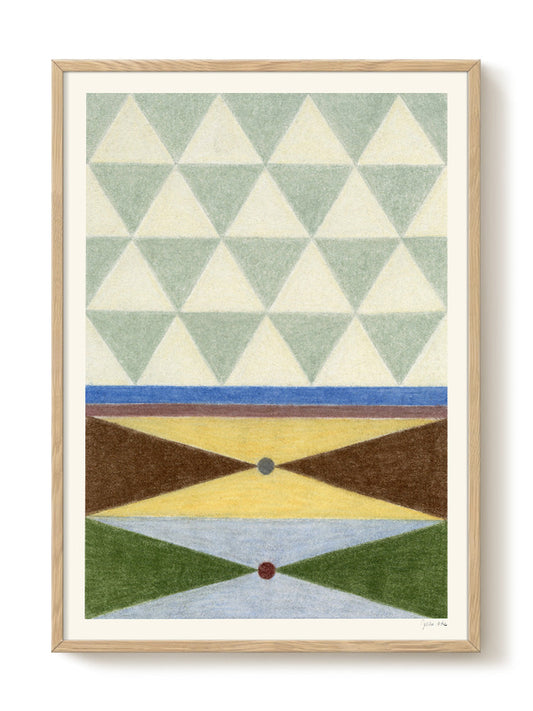 Julita Elbe - Geometry Mood II – modern wall art print, Falcozi Studio