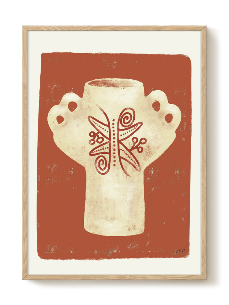 Kateryna Brovkova - The Nature Spirit Vase – modern wall art print, Falcozi Studio