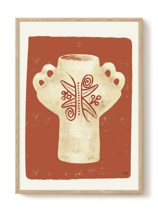 Kateryna Brovkova - The Nature Spirit Vase – modern wall art print, Falcozi Studio