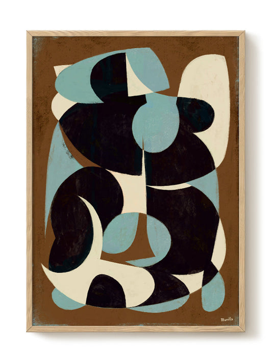 abstract portrait portrait Poster