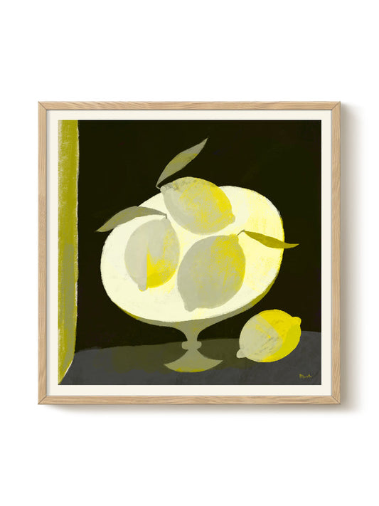 Marco - Moldy Lemons – modern wall art print, Falcozi Studio