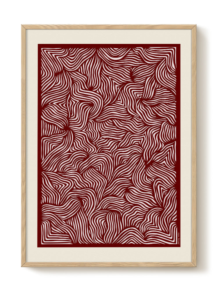 abstract portrait portrait Poster