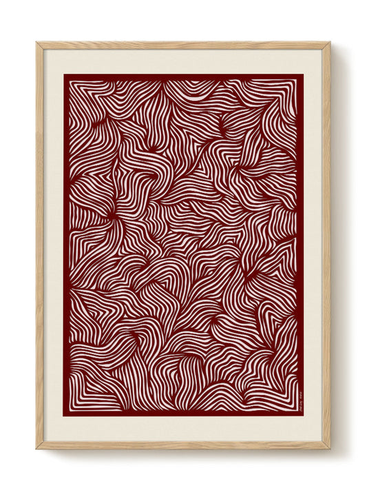 abstract portrait portrait Poster