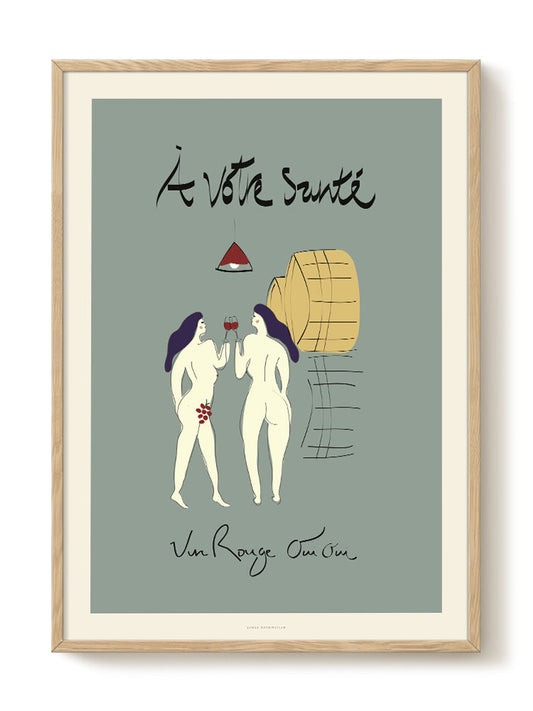 Esmée - Wine Ladies | 01 – modern wall art print, Falcozi Studio