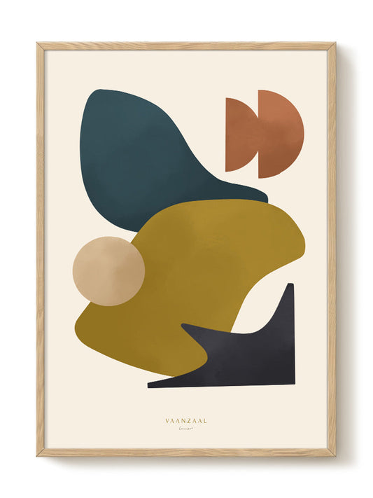 abstract portrait portrait Poster