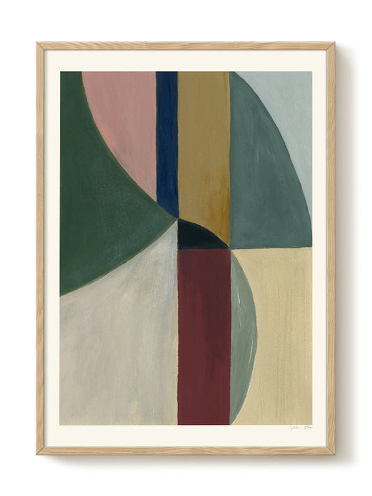 Julita Elbe - Colored shape – modern wall art print, Falcozi Studio