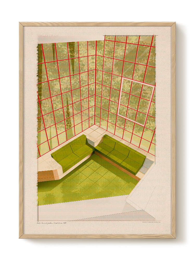 abstract portrait portrait Poster