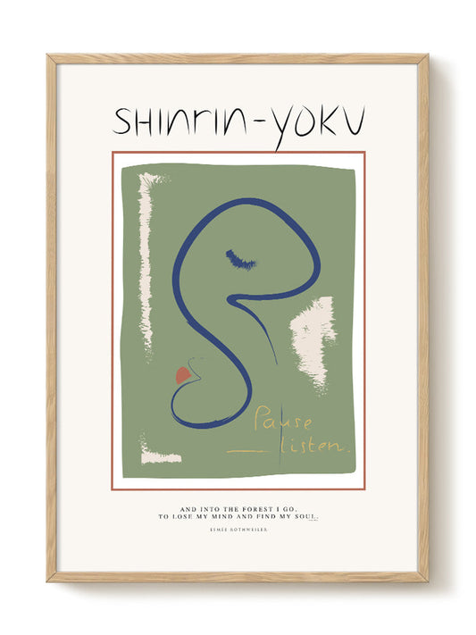 Esmée - Shinrin ~ Yoku – modern wall art print, Falcozi Studio
