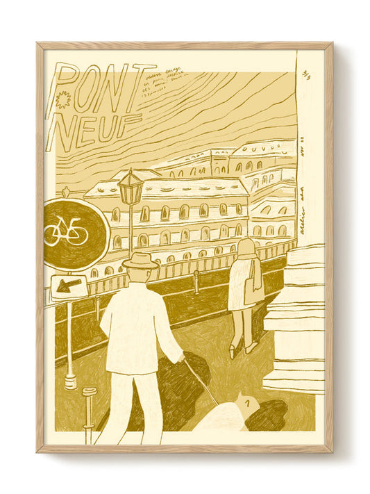 Anouk - Pont Neuf – modern wall art print, Falcozi Studio
