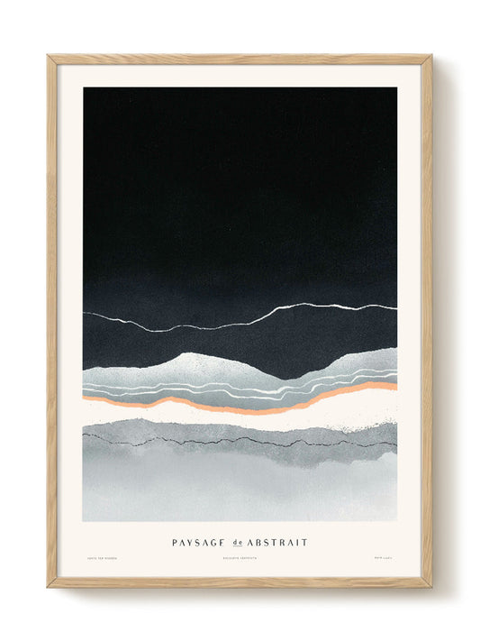 Yente - Paysage de Abstrait IV – modern wall art print, Falcozi Studio