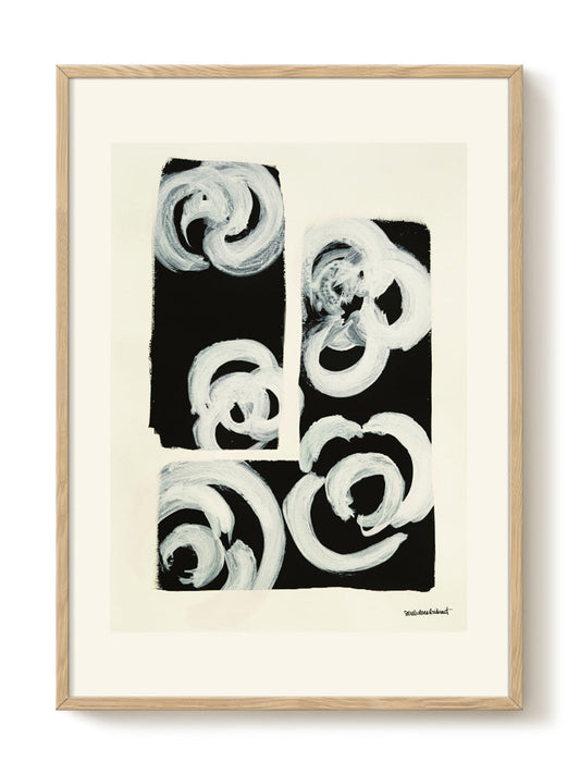 abstract portrait portrait Poster