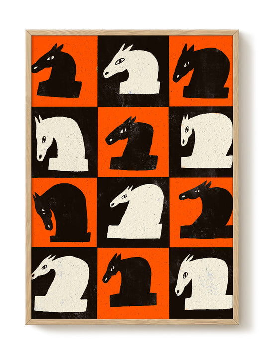 Abstract Birds Print – modern animal wall art, unique design