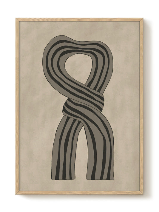 Julita Elbe - Knotted – modern wall art print, Falcozi Studio