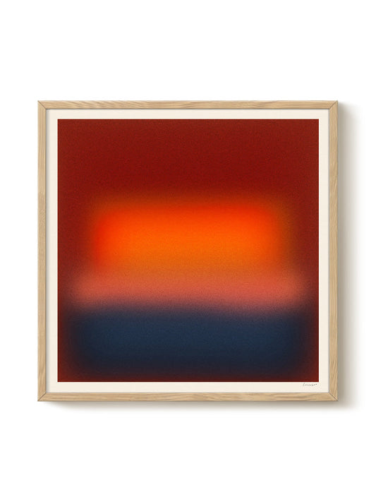 Marin - Sunset glow – modern wall art print, Falcozi Studio