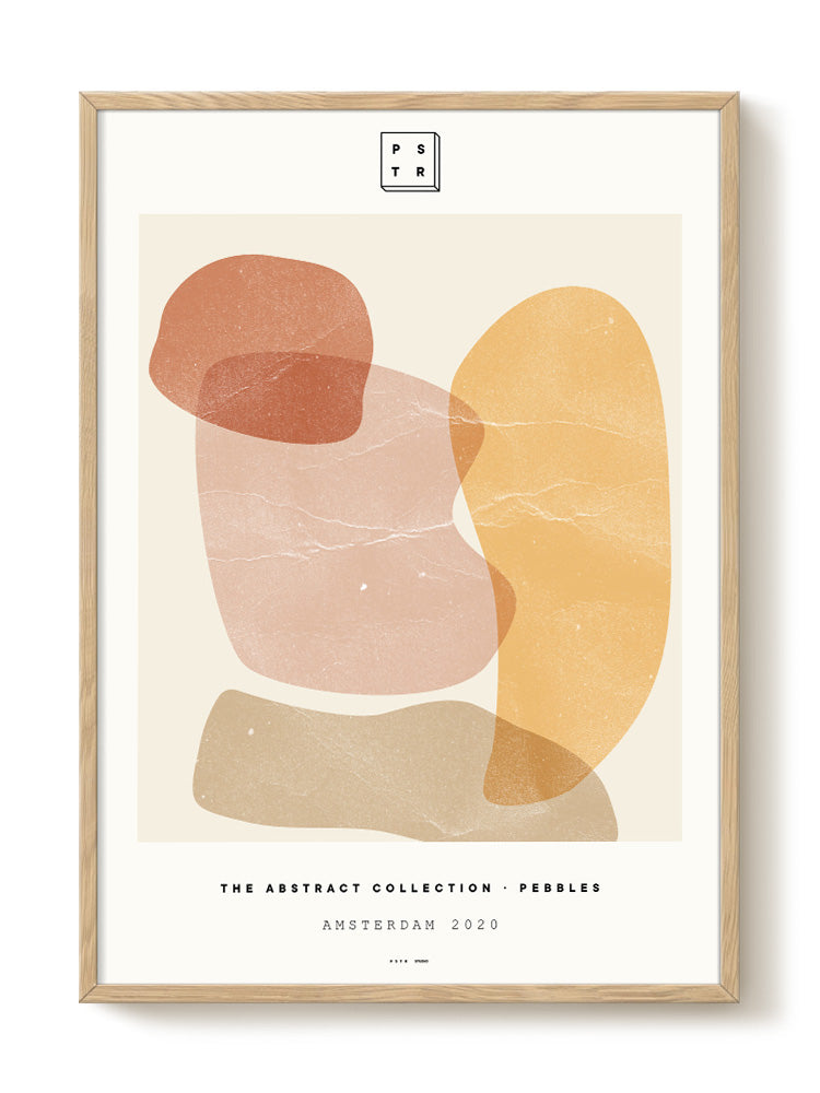 abstract portrait portrait black Poster