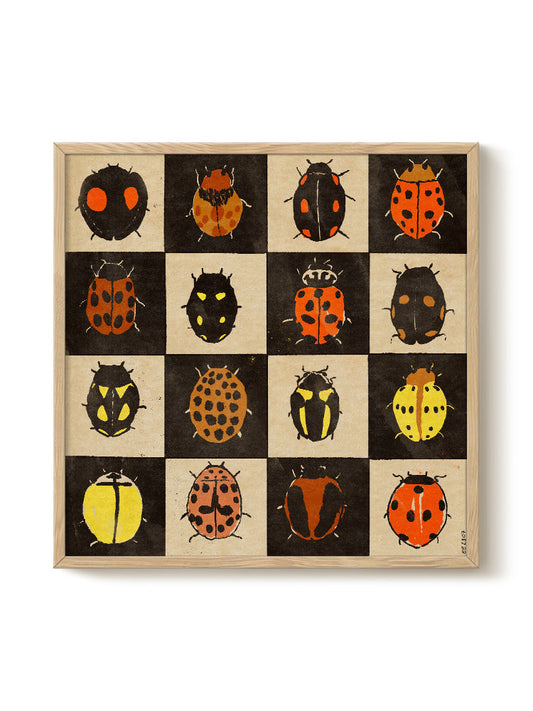 Abstract Birds Print – modern animal wall art, unique design