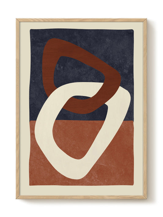 abstract portrait portrait Poster