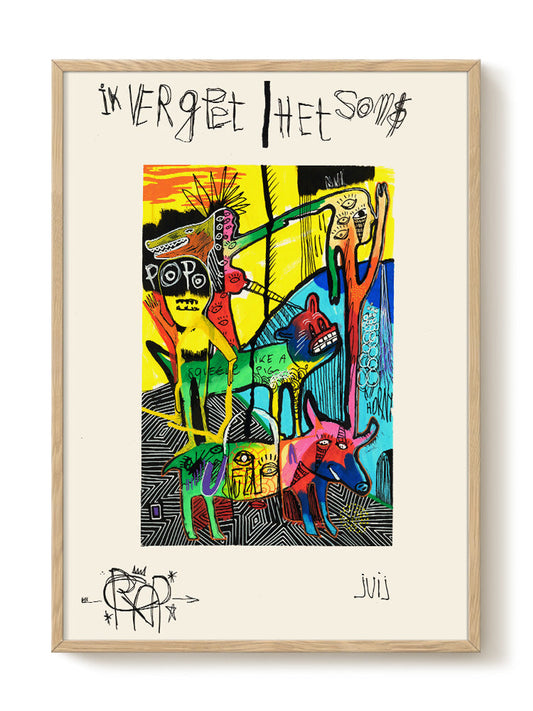 abstract portrait portrait Poster