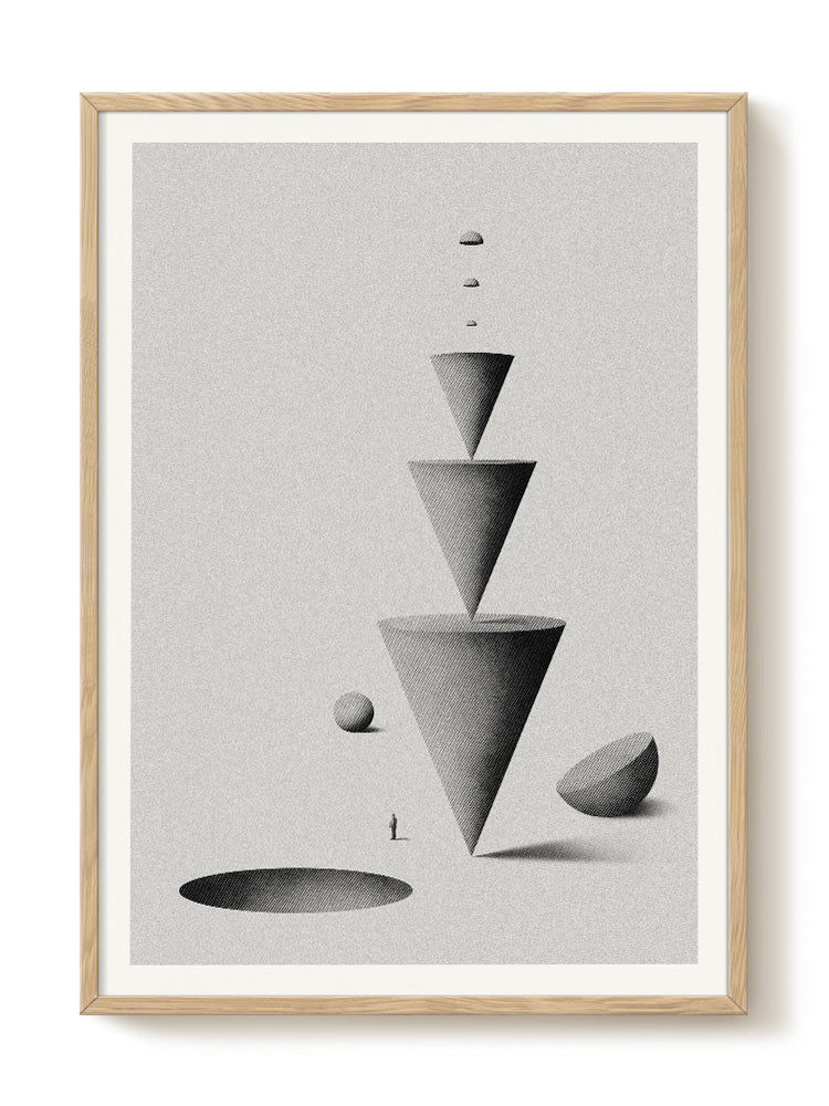 minimalist portrait portrait black Poster