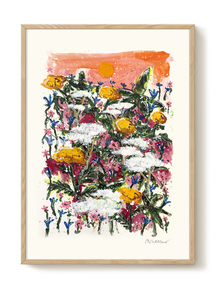 abstract portrait portrait Poster