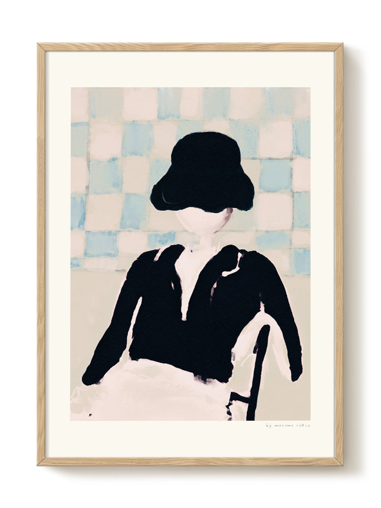 abstract portrait portrait Poster