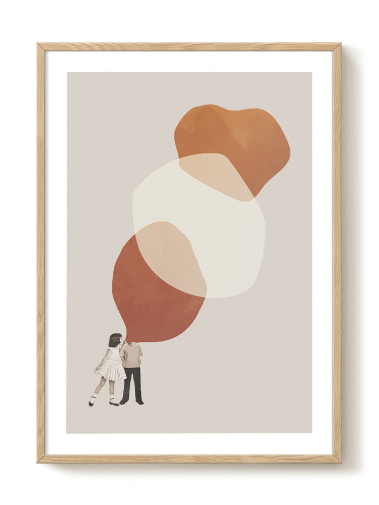 abstract portrait portrait Poster