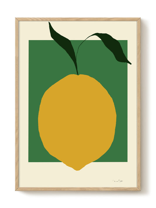 Anna Mörner - Lemon – modern wall art print, Falcozi Studio