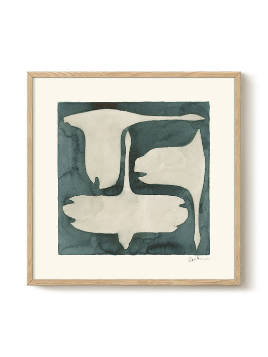 Abstract Birds Print – modern animal wall art, unique design