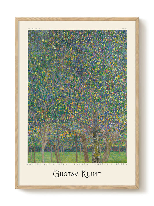 Gustav Klimt - Pear tree – modern wall art print, Falcozi Studio